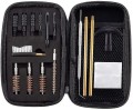 Zestaw do czysz.broni 17 elementów, czarny futerał-4744