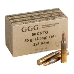 Amunicja GGG .223Rem. FMJ 55gr op.50szt.