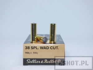 Amunicja rewolwerowa S&B kal .38Special FMJ op.50szt.