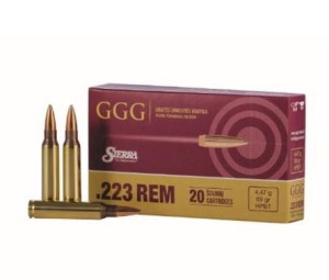 Amunicja GGG kal.223RemHPBT GPR13, 4,47g,op.20szt.