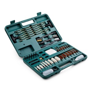 Zestaw do czysz.broni 54 elementy, zielona walizka