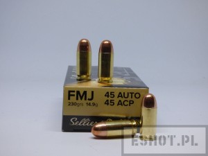 Amunicja pistoletowa S&B kal .45Auto FMJ op.50szt.
