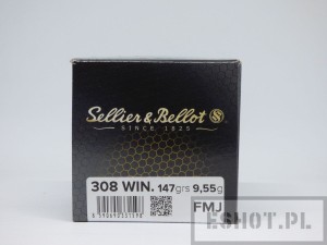 Amunicja S&Bkal.308Win FMJ 9,55gTraining op.50szt.