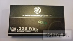 Amunicja RWS kal.308Win EVO Green 8,8g (op.20szt.)