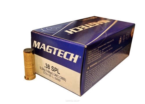 Amunicja Magtech kal.38SPL NB LWC, 148gr/9,6g -5536