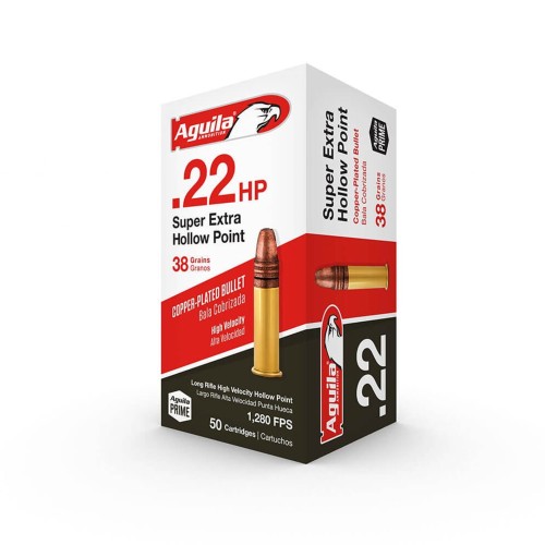 Amunicja Aguila .22LR HV HP Miedź. 38grn op. 50szt-4130