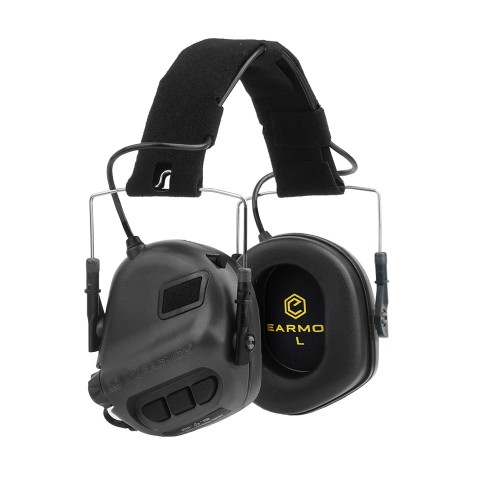 Earmor Aktywne ochronniki słuchu M31 Czarne-4541