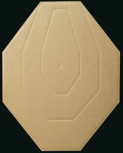 Tarcza IPSC 460x580mm, karton