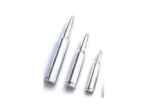 Zbijak aluminiowy srebrny, kal. 7,62x39mm; 2szt.