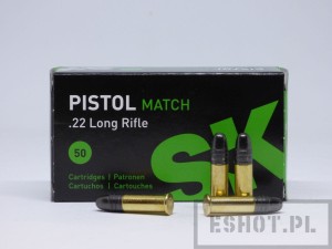 Amunicja bocznego zapłonu kal .22LR SK Pistol Match