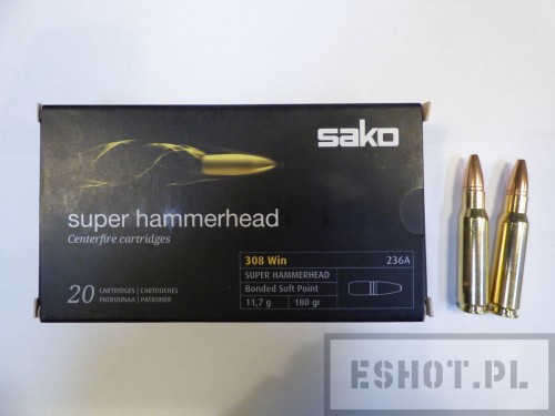 Amunicja SAKO kal.308Win Super Hammerhead 11,7g-1245