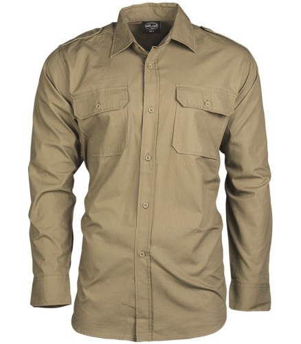 Koszula bawełniana ripstop khaki M-871