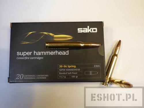 Amunicja SAKO kal.30-06 Super Hammerhead 11,7g-1236